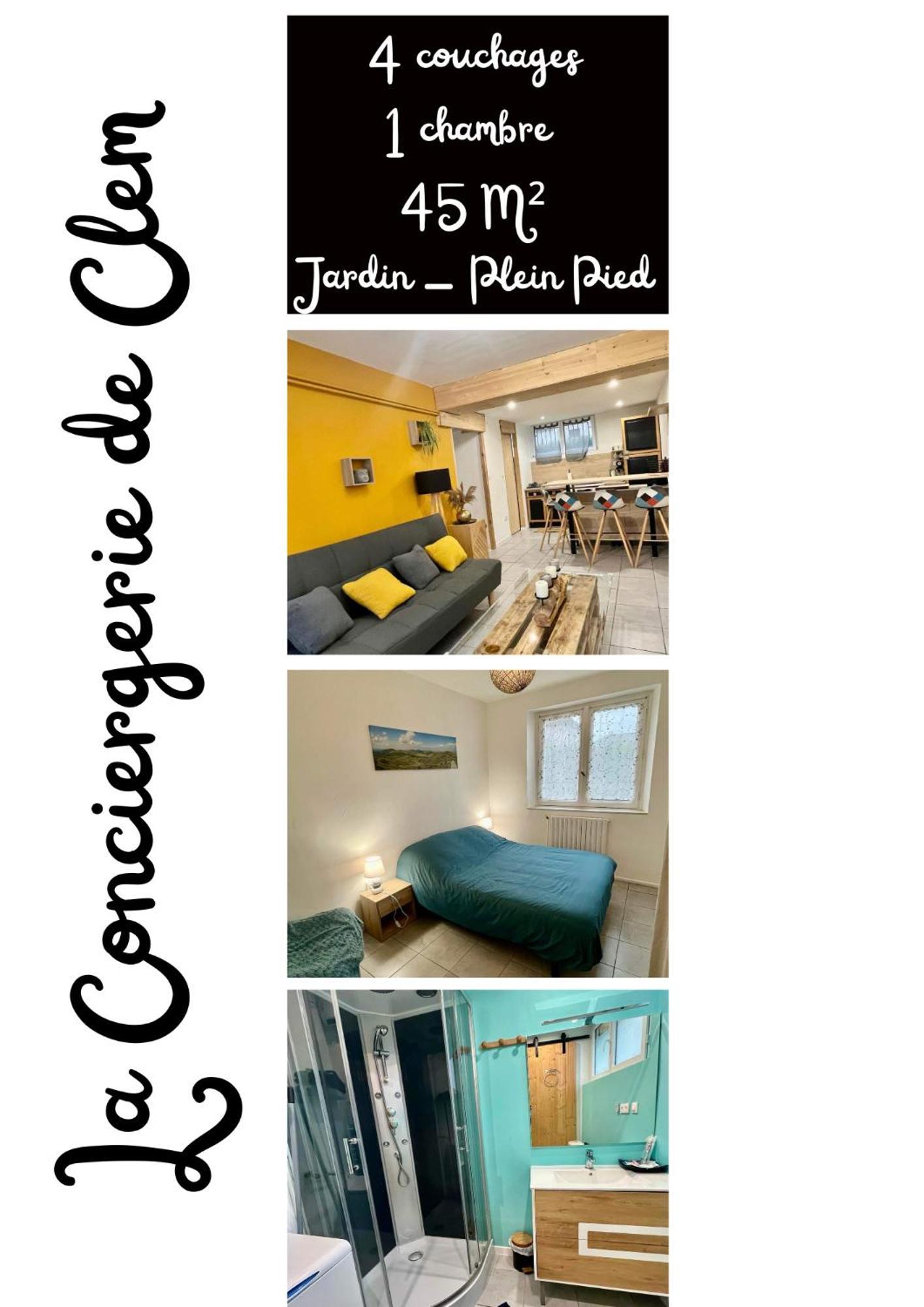 Studio 40M2 Plein Pied Avec Parking Jussac Exterior foto